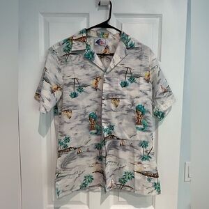 Made in Hawaii Nui Nalu Aloha Shirt S